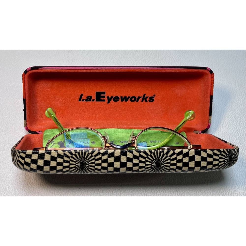 VTG LA Eyeworks Titanium One Pair Goldfish 869 Lightweight Frames Rare Artistic